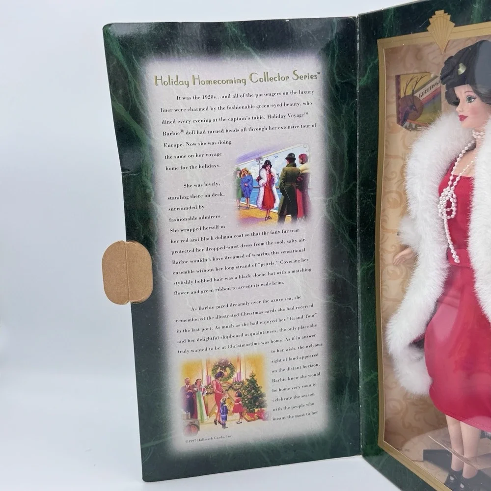 Special Edition 1997 Holiday Voyage Hallmark Barbie Doll 1920's Flapper 18651